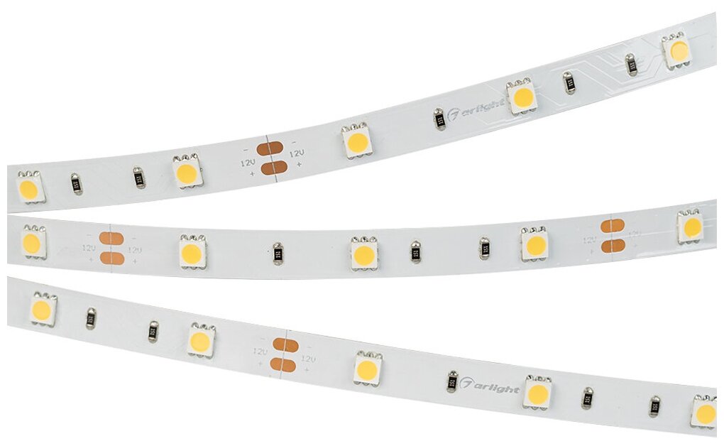 010595(B) Лента RT 2-5000 12V White6000 (5060 150 LED LUX) (ARL 7.2 Вт/м IP20)