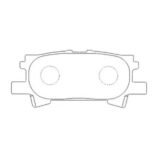 Колодки тормозные LEXUS RX 00- задн. FIT FP0996