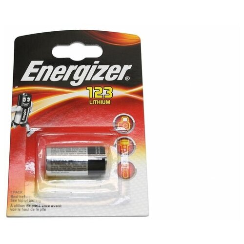 Батарейка ENERGIZER CR123A 3V батарейка cr123a 3v smartbuy