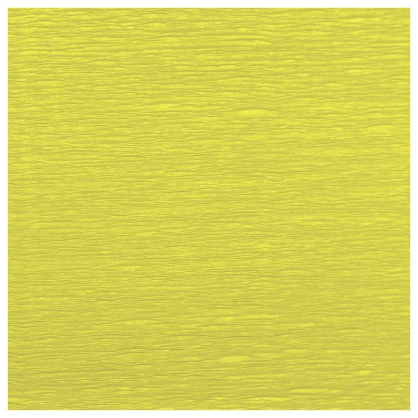 Бумага крепированная флористическая ArtSpace, 50*250см, 110г/м2, светло-желтая, в пакете (арт. 312140)