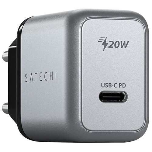Зарядное устройство Satechi USB-C, серый космос (ST-UC20WCM-EU)
