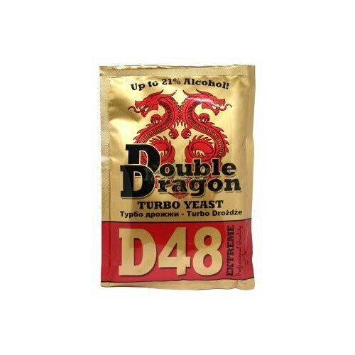 Дрожжи спиртовые DoubleDragon D48, 132 г, 3 шт.