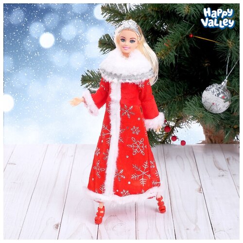 Happy Valley Кукла-снегурочка шарнирная «Верь в чудеса»