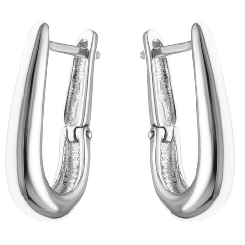 фото Серебро серьги английский замок родирование красная пресня б3301216д