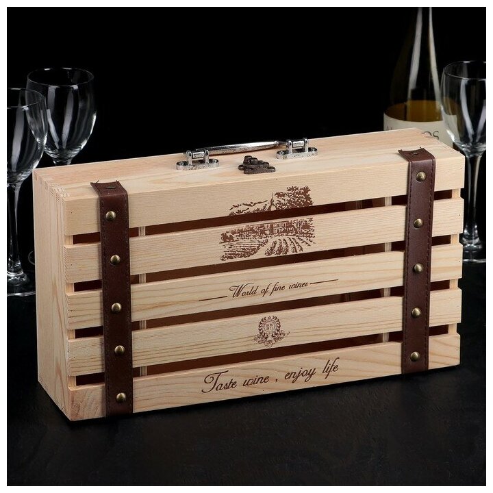 Ящик для хранения вина 35×20 см "Феррара"