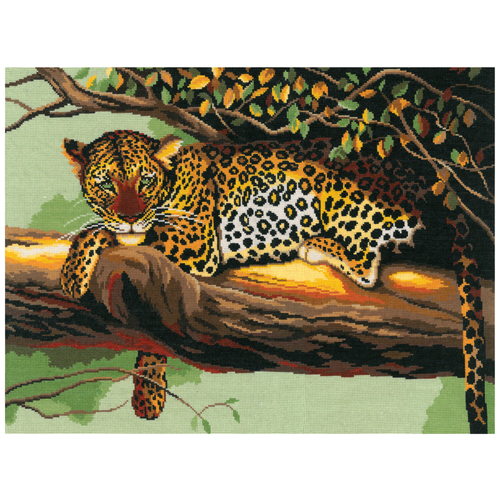 фото Nitex набор для вышивания леопард 42 х 31 см (а-0036)