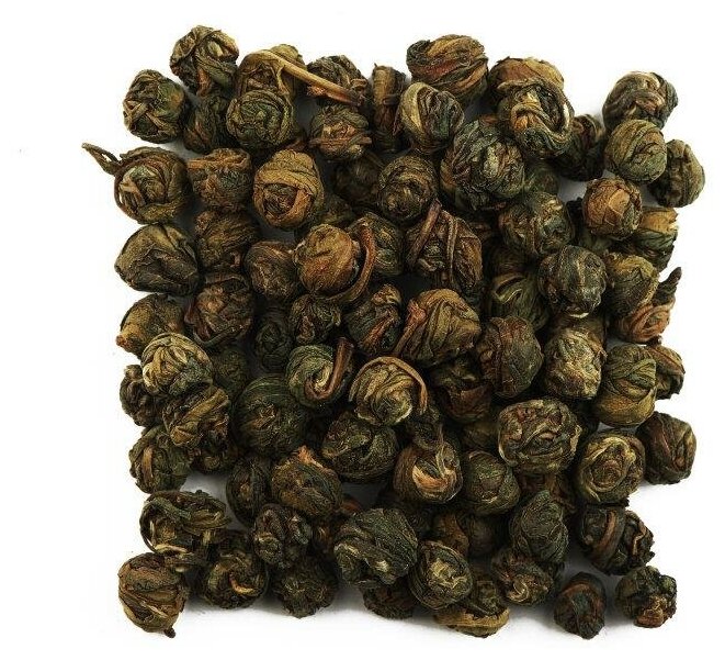 Чай зеленый ЧК Слон Хуа Лун Чжу (Жасминовая Жемчужина Дракона) 100 г