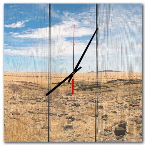 фото Настенные часы пустыня техаса 60х60 см дом корлеоне