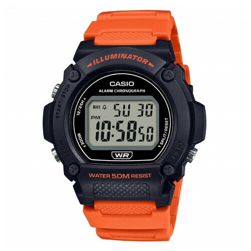 фото Наручные часы casio w-219h-4a
