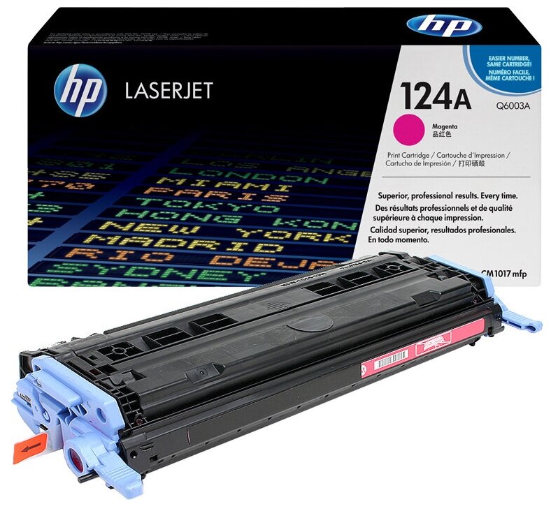 HP 124A (пурпурный) для HP Color LaserJet 1600/2600/2605/2605dn/2605dtn/CM1015/CM1017 - фото №1