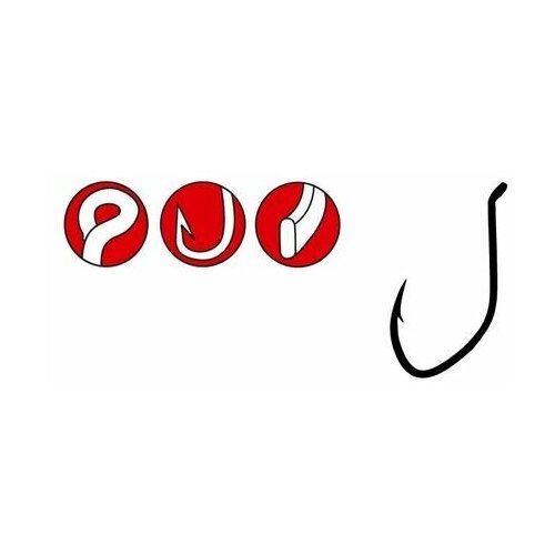 фото Крючок gamakatsu hook ls-4644f black №06