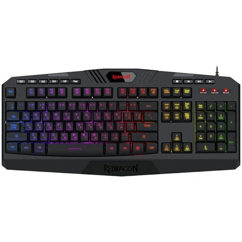 Клавиатура Redragon Harpe Pro RU 78376 черный игровая с подсветкой RGB 26 Anti-Ghost 465900₽