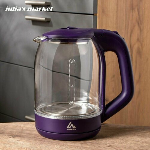 Чайник электрический стекло 18 л 1500 Вт подсветка 199900₽