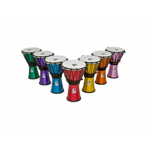 TOCA TFCDJ-7MS набор джембе 7 шт. (TO803325) джембе toca tfcdj 7mi freestyle colorsound djembe x small metallic indigo