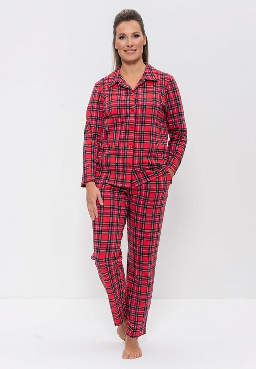 Пижама Cleo, размер 56, красный