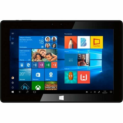 Планшет IRBIS TW102 101 2 IN 1 black color Atom Z3735F101LCD 8001280 IPS232GB USB-A 03MP 20MP 5000mha battery CE charger soft KB Win 1923800₽