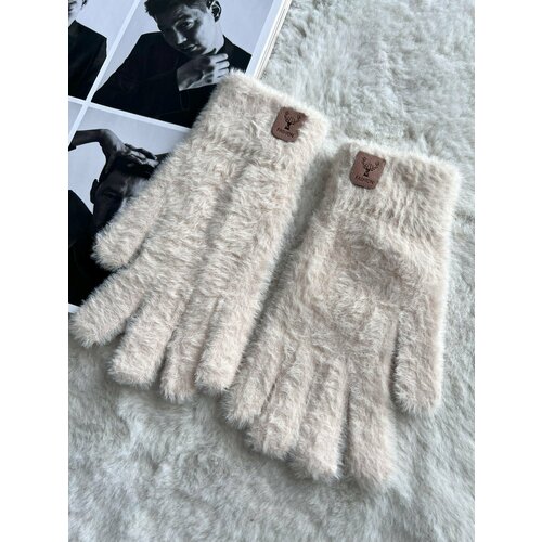 фото Перчатки , размер 7-9, бежевый own accessories