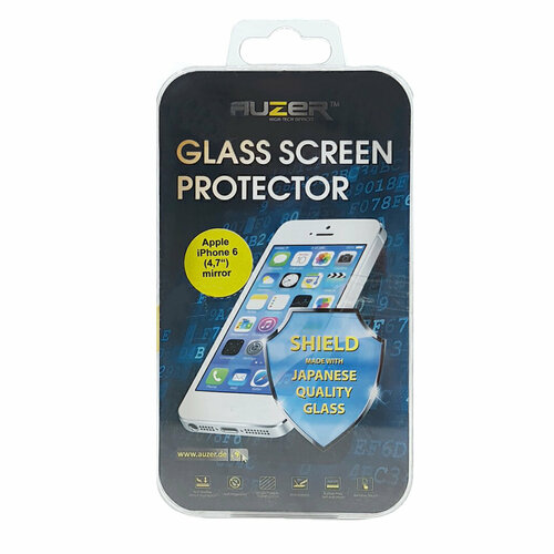 Стекло зеркальное AUZER на Apple iPhone 6 / Розовое