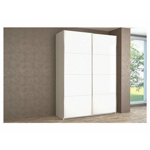 Шкаф-купе Иннэс-5 1600 Ф1/Ф1 (Ф1 Белый глянец, Бодега белая)