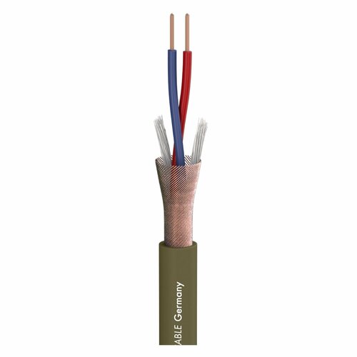 Кабель микрофонный в нарезку Sommer Cable 200-008M Captain Flexible Green, 1 м