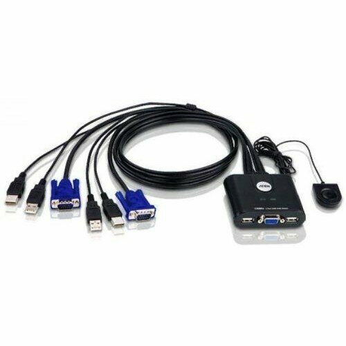 Aten Переключатель CS22U- AT переключатель 2 PORT USB KVM SWITCH