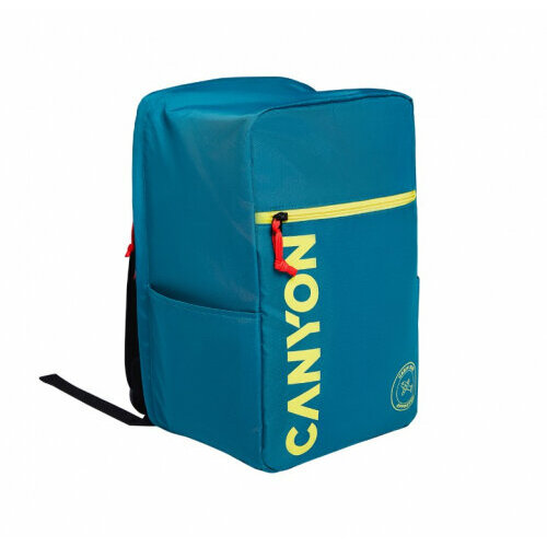 Рюкзак для ноутбука Canyon 15.6 CSZ-02 Dark Aquamarine / Lemon (CNS-CSZ02DGN01) рюкзак 15 6 canyon csz 02 полиэстер темно синий