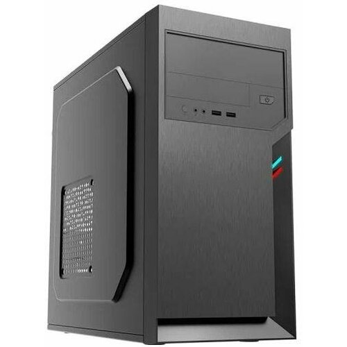 Корпус microATX Foxline FL-702 Без БП чёрный корпус microatx inwin emr002 450 вт чёрный серебристый