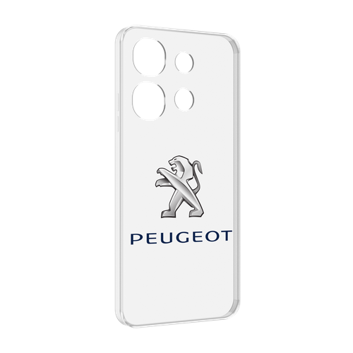 Чехол MyPads peugeot-пежо-3 мужской для Tecno Spark Go 2023 (BF7) / Tecno Smart 7 задняя-панель-накладка-бампер