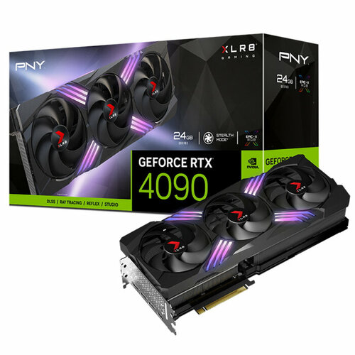 PNY RTX4090 24GB XLR8 Gaming Verto EPIC-X RGB Triple Fan VCG409024TFXXPB1 23000000₽