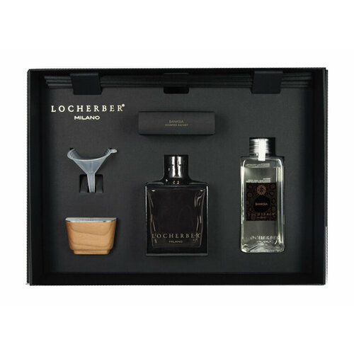 LOCHERBER MILANO Banksia Набор (Ваза + Жидкость для ароматизации 250 мл + Крышка + Лейка + Палочки 6 шт.+ Аромасаше)