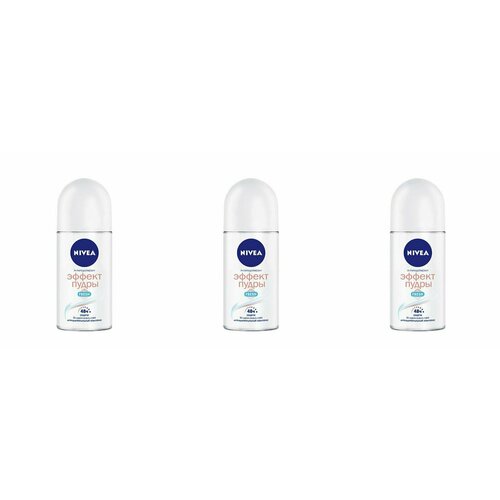 Nivea Эффект Пудры Fresh стик 50 мл, 3 шт дезодоранты nivea дезодорант антиперспирант стик эффект пудры fresh