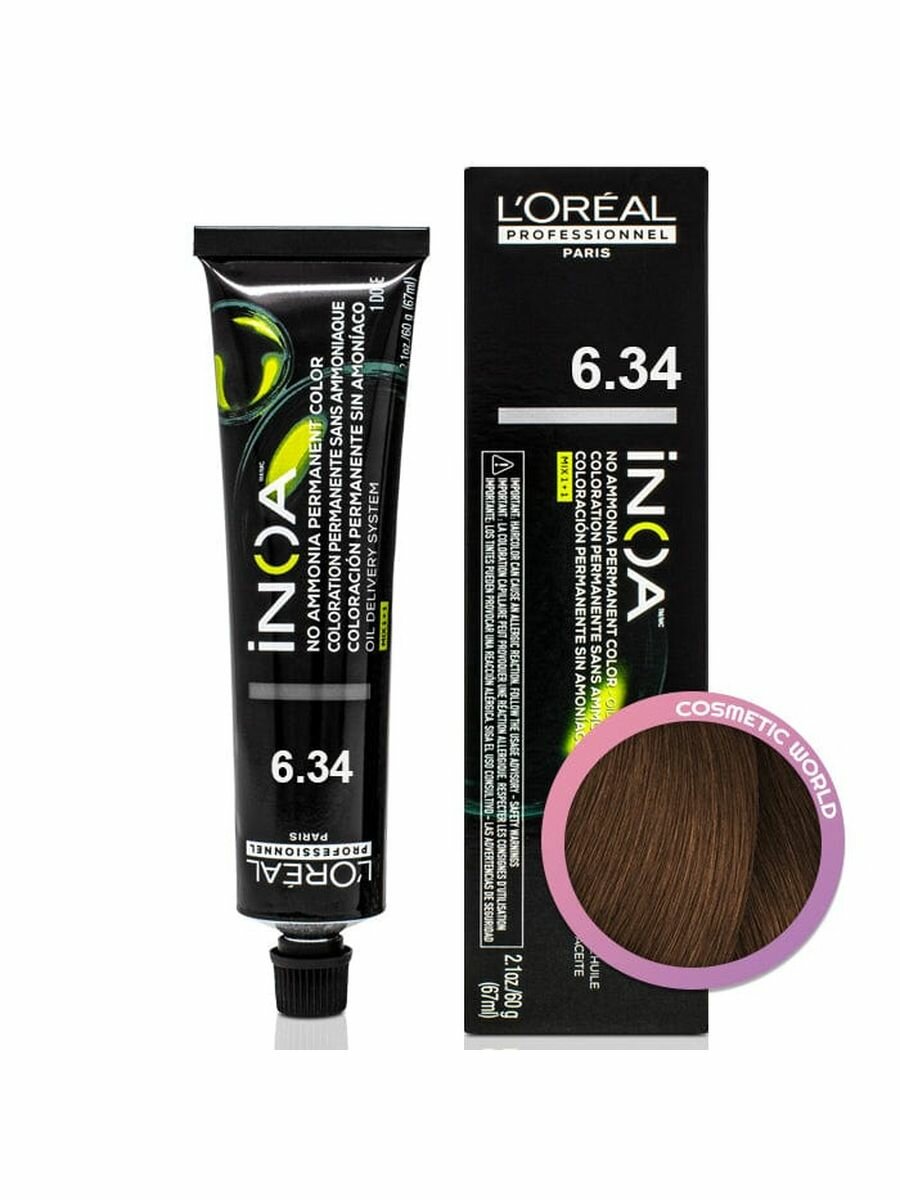 Loreal INOA 6.34 - Краска Иноа 60 мл