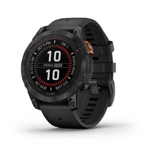 Умные часы Garmin fenix 7 Pro Solar серые с черным ремешком 010-02777-00 8490000₽