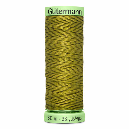 фото Нить top stitch 30/30 м для декоративной отстрочки, 100% полиэстер, gutermann 744506 (397 темно-горчичный), 5 шт