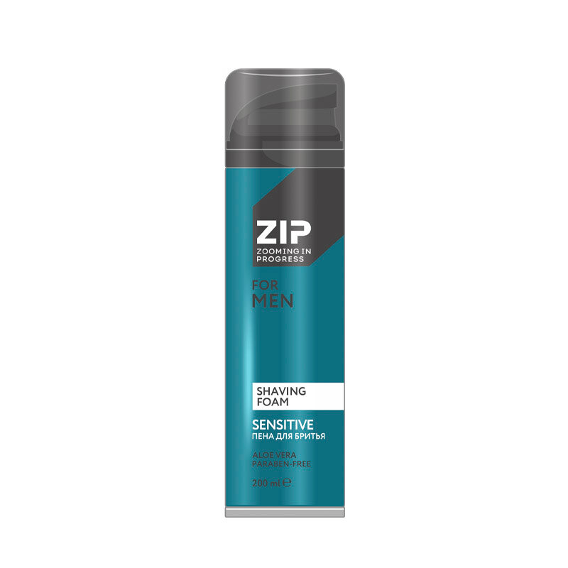 Пена для бритья Zooming in progress For Men Shaving Foam Sensitive 200 мл