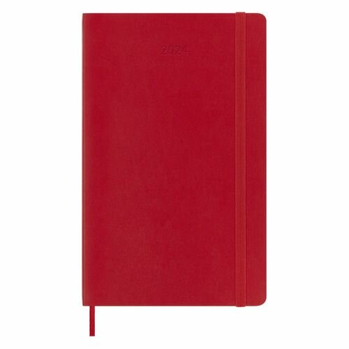 Еженедельник Moleskine Classic Soft WKNT, датированный, 144стр, Large, красный