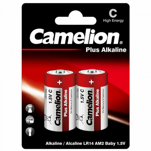 Батарейки Camelion LR14 (С) алкалиновые BL2 (цена за упаковку) батарейка трофи lr14 2bl 2 шт