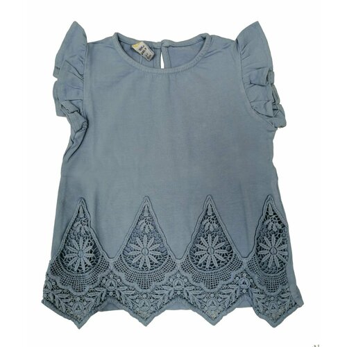 фото Футболка , размер 104, голубой superkinder