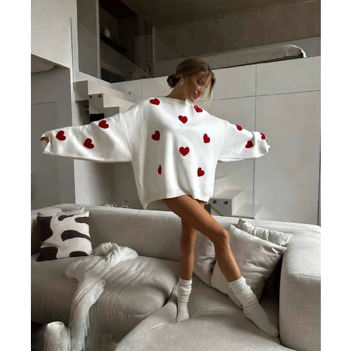 фото Свитер, размер 42/46, белый hpm