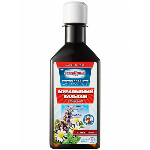 Ополаскиватель для полости рта SPETZMAZ смайлин SMILING FORMIC BALM муравьиный БАЛЬЗАМ® Лесные травы