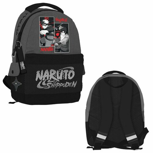 Рюкзак молодежный 45 х 29 х 13 см, Seventeen, Naruto, чёный/серый NTKB-UT2-5023 naruto 29