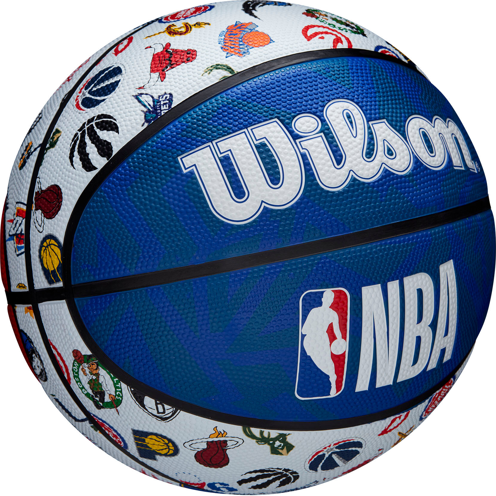 Мяч баскетбольный Wilson NBA All Team WTB1301XBNBA, размер 7, резина — фото 1