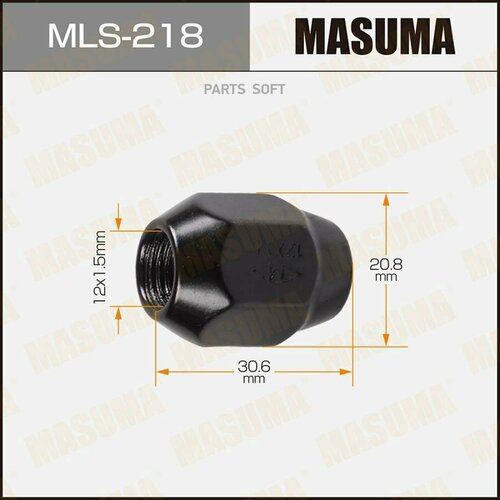 Гайка Крепления Колеса Toyota M12x1.5x29.5/S21 Masuma арт. MLS218