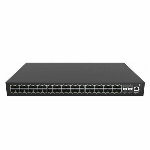 Коммутатор Ftech Fplus FCS-2352TX 48 порта 101001000BASE-T RJ45 4 порта 10GE SFP 2 блока питания AC 220В 150Вт высота 1RU 59301500₽