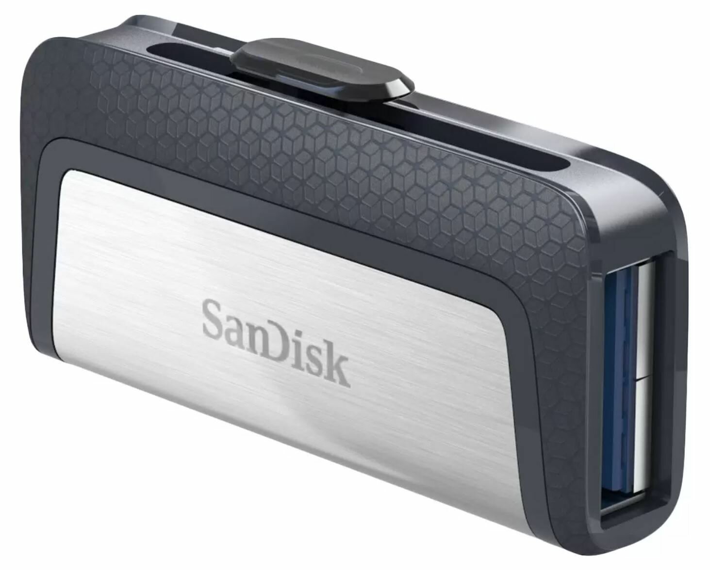 Флешка USB SANDISK Ultra Dual 32Гб, USB3.0, серый и узор [sdddc2-032g-g46] - фото №14