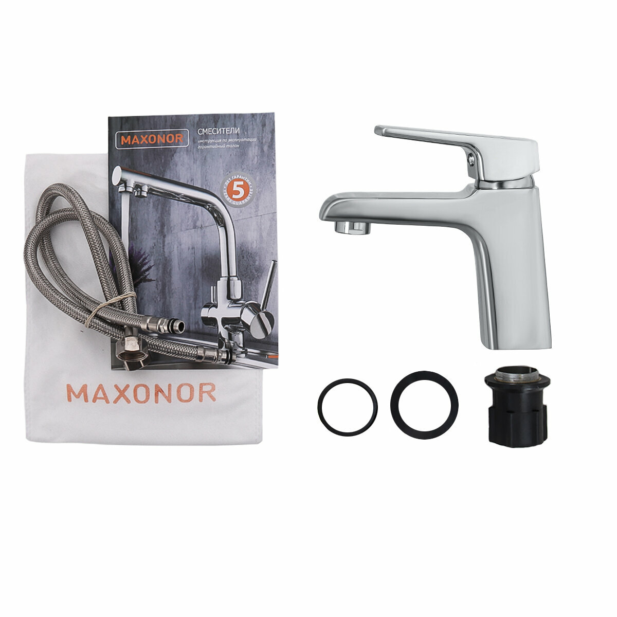 Смеситель для раковины Maxonor - фото №4