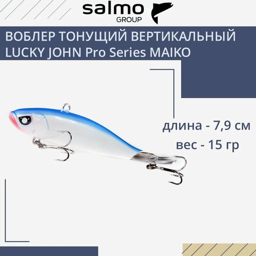 воблер lucky john балансир maiko ljmo79 101 79 мм 15 г Воблер тонущий вертикальный Lucky John Pro Series Maiko 15H 79 мм 15 г