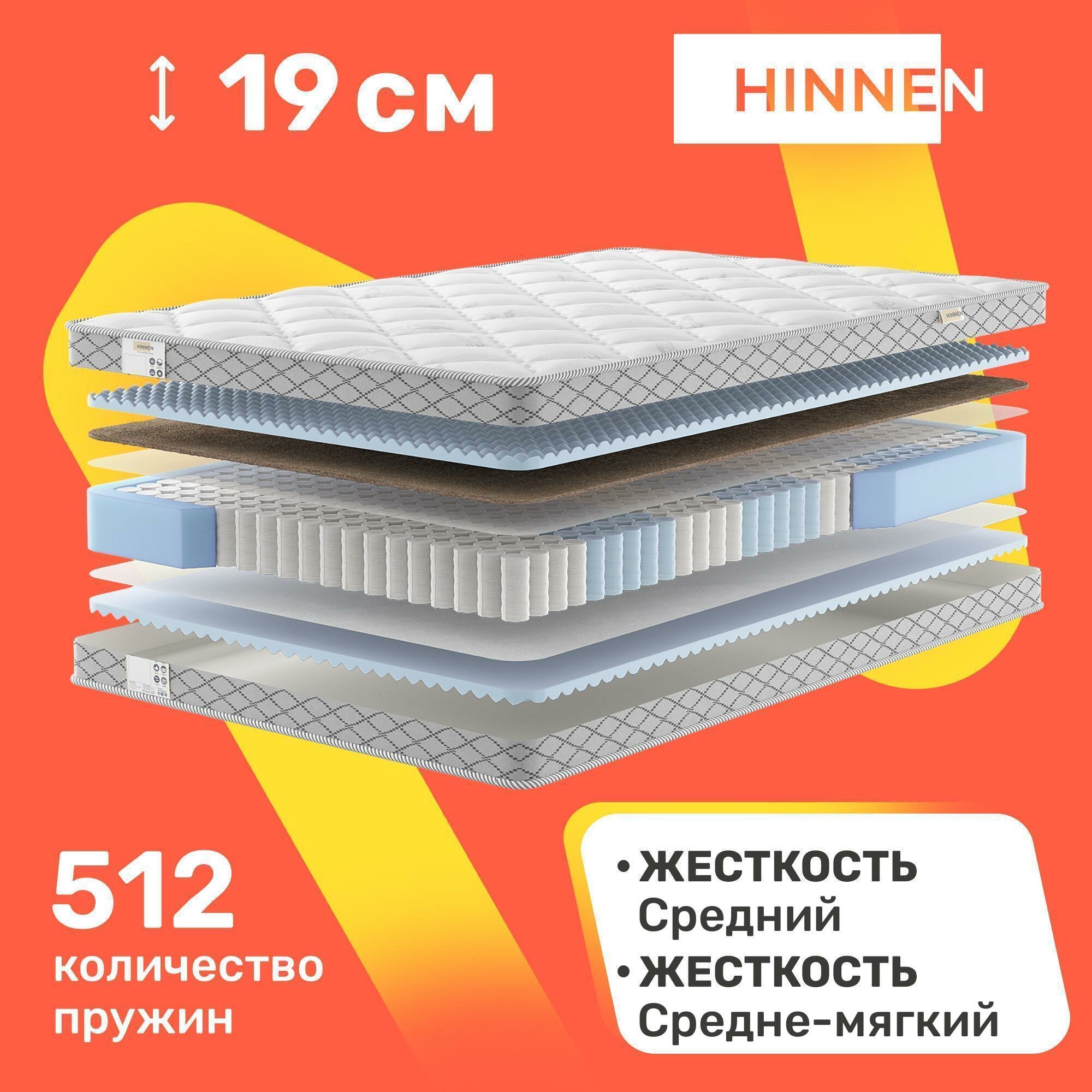 Матрас Hinnen Optima Comfort 120x200