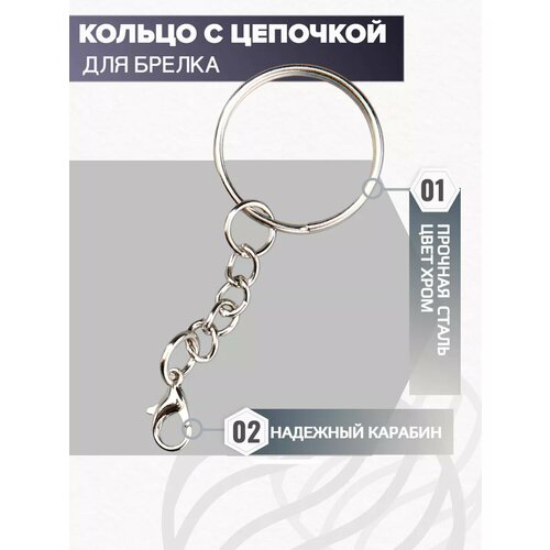 Кольца для брелоков с цепочкой 350₽