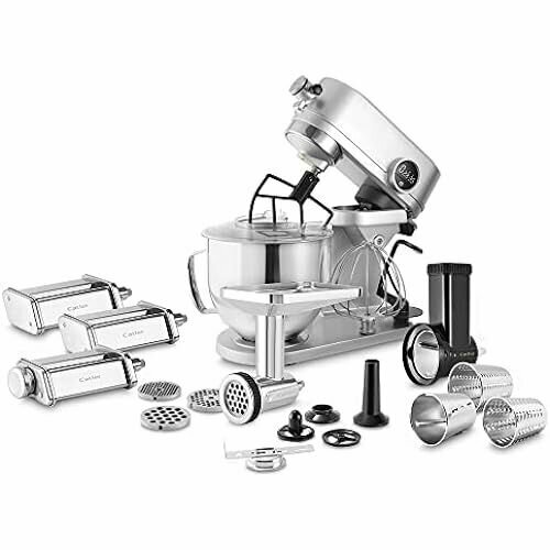 Титановый кухонный комбайн Catler Chef с полным набором принадлежностей мощным бесщеточным и тихим двигателем с дисплеем и автоматическим отключением KM 8012 7868000₽